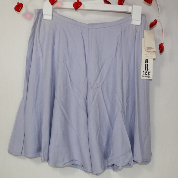 vintage nwt light purple mini skirt womens 11 acetate rayon blend - Picture 1 of 2